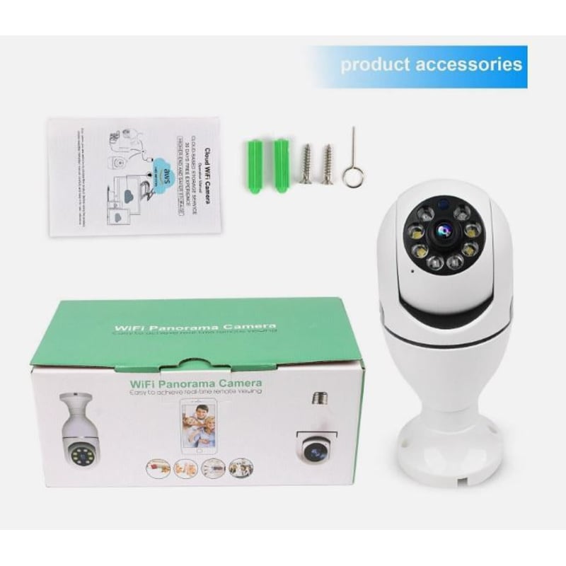 Foco Camara 360° Wifi Full HD