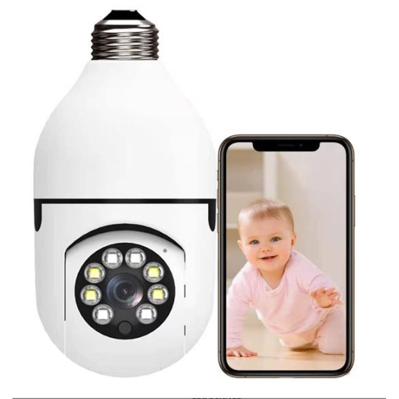 Foco Camara 360° Wifi Full HD