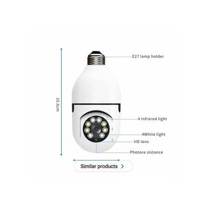 Foco Camara 360° Wifi Full HD
