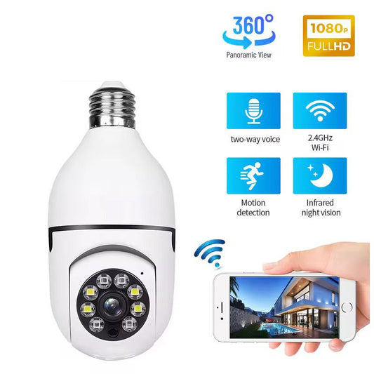 Foco Camara 360° Wifi Full HD