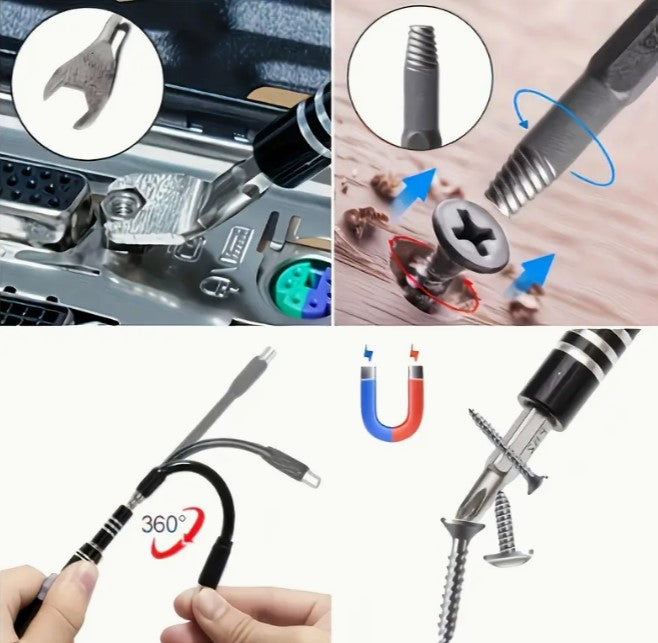 Kit de Destornilladores de Precisión 115 en 1 para Teléfonos Móviles
