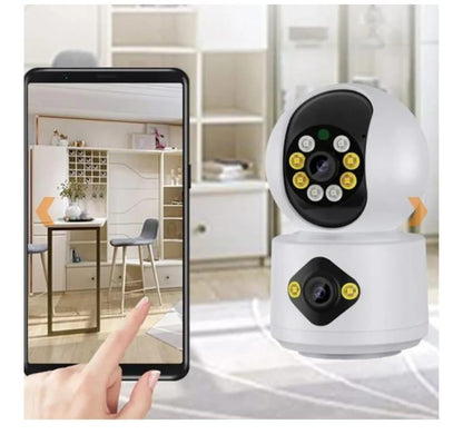 Cámara Doble de Vigilancia ICSee Inteligente WIfi 360º 4mp