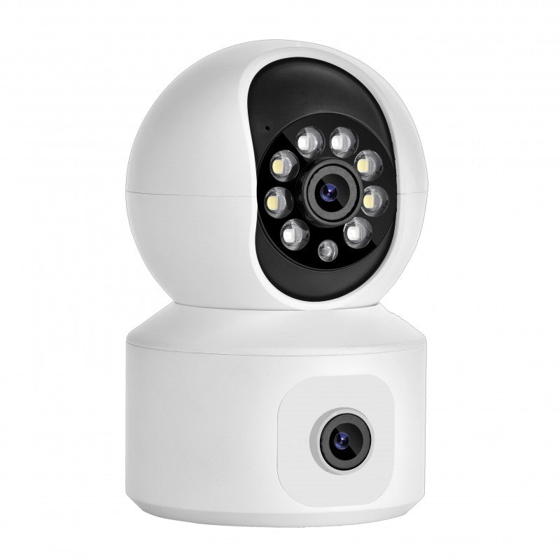 Cámara Doble de Vigilancia ICSee Inteligente WIfi 360º 4mp