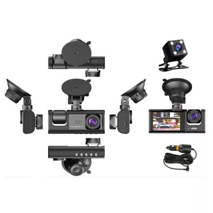 Cámara grabadora de visión delantera y trasera para coche HD 1080P